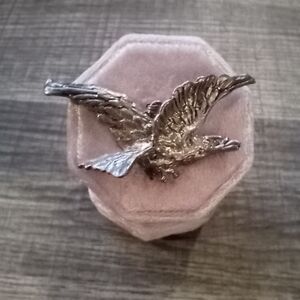Antique Eagle In Flight Pendant